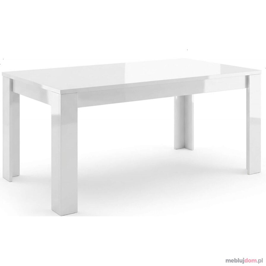 Stół AMALFI 180x90 6N biały w połysku
