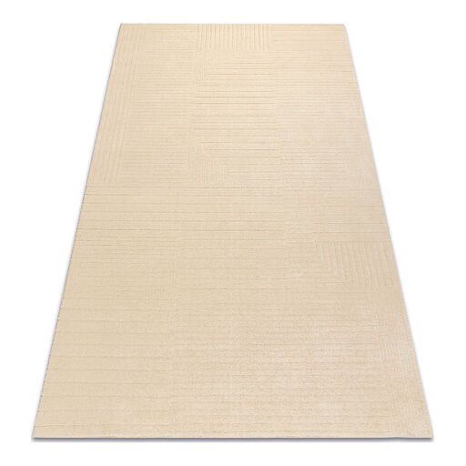 Dywan TEXTURA 488.16.LA100 wełniany OSTA - Linie, geometryczny strukturalny krem