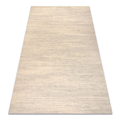 Dywan TEXTURA 488.23.LA101 wełniany OSTA - Linie, geometryczny strukturalny szary / krem