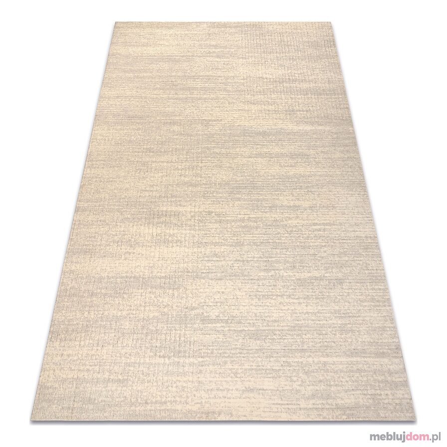 Dywan TEXTURA 488.23.LA101 wełniany OSTA - Linie, geometryczny strukturalny szary / krem