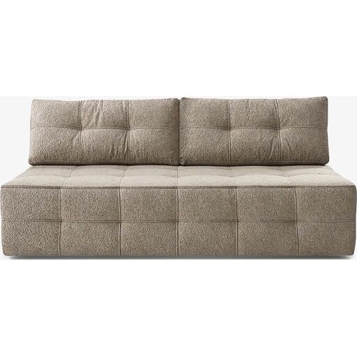 Sofa Rozkładana MORANA Beżowa Boucle