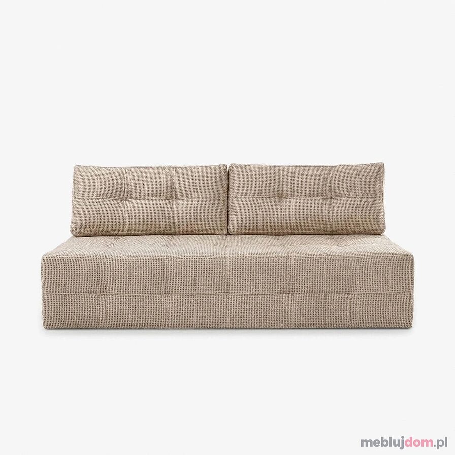 Sofa Rozkładana MORANA Beżowa Szenilowa