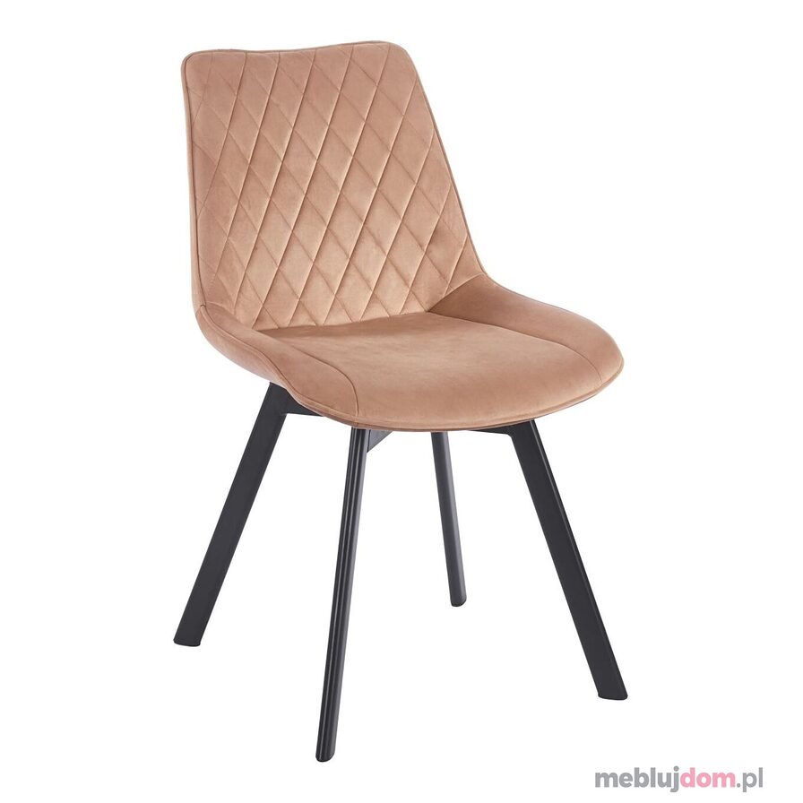 Krzesło obrotowe z funkcją powrotu K62-FX cappuccino DAVIS RIVIERA 24