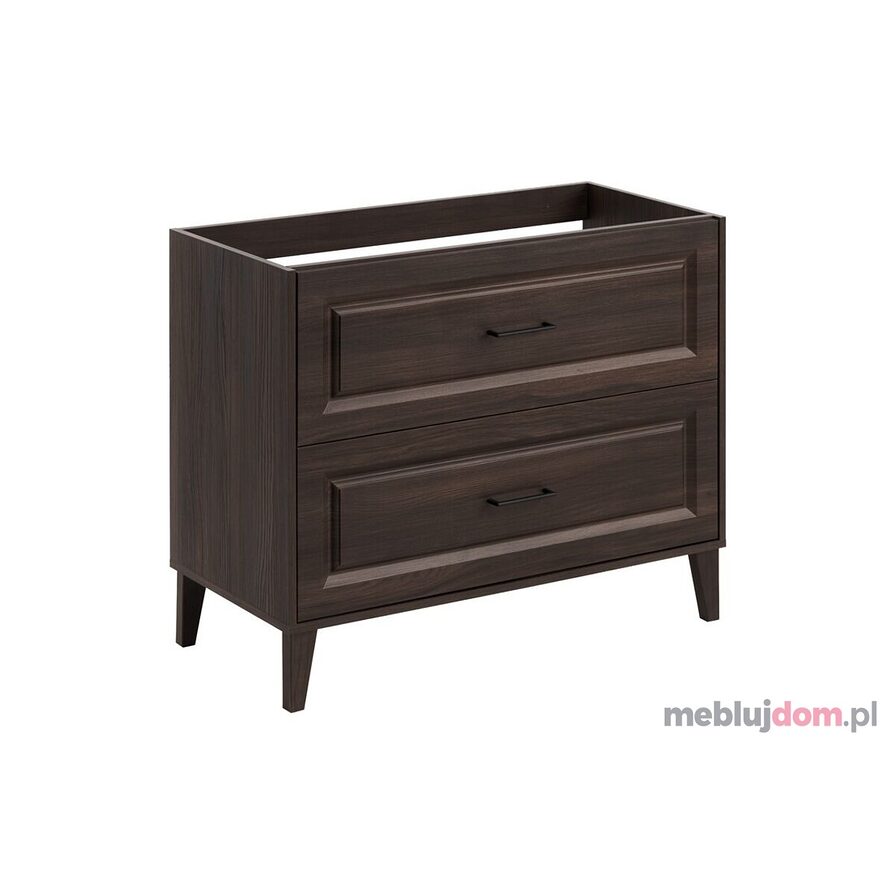 Szafka pod umywalkę DOROTHY RISTRETTO 82-100-46-2S w odcieniu dębu ristretto