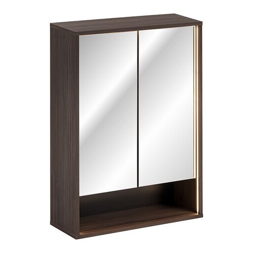 Szafka łazienkowa z lustrem DOROTHY RISTRETTO 84-60-2D - Dąb Ristretto