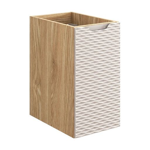 Szafka łazienkowa pod blat OCEAN BEIGE 81-30-1D - dąb olejowany + beż