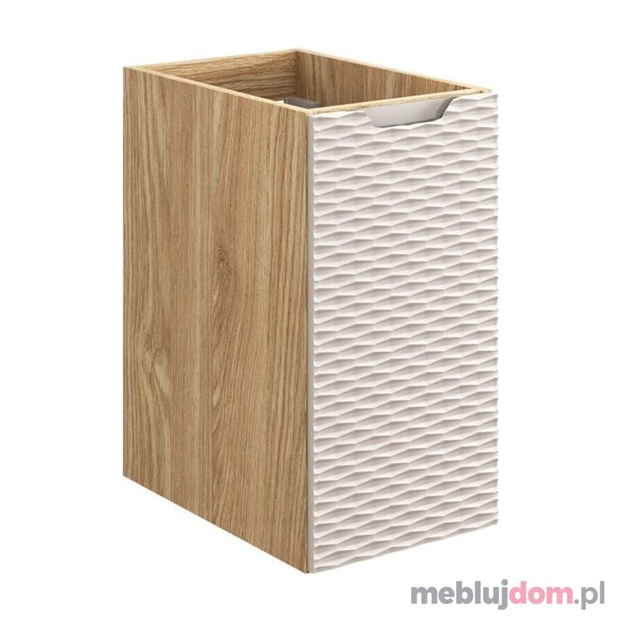 Szafka łazienkowa pod blat OCEAN BEIGE 81-30-1D - dąb olejowany + beż