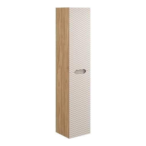 Słupek łazienkowy OCEAN BEIGE 80-02-2D - beż + dąb olejowany