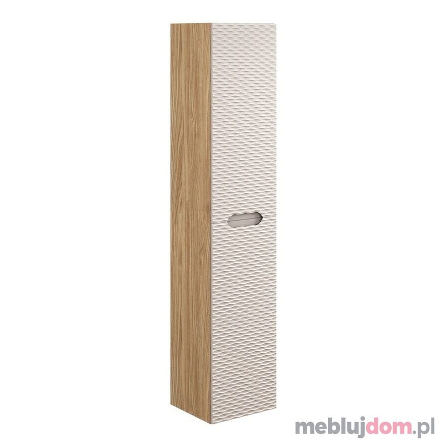 Słupek łazienkowy OCEAN BEIGE 80-02-2D - beż + dąb olejowany