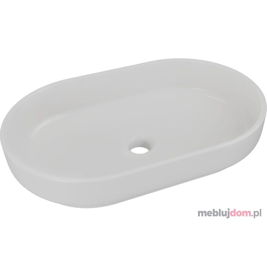 Umywalka nalblatowa RIVER 2 CONCRETE GREY MATT UN 55 ( 6594 ) - Jasny beton