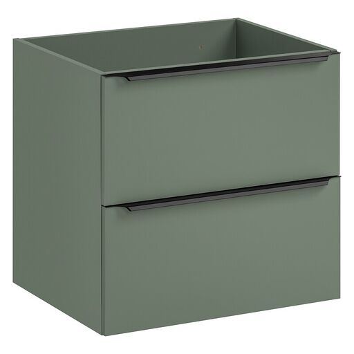 Szafka pod umywalkę SOMBRA GREEN 82-60-46-2S - Corymbia Green odcień szałwii 