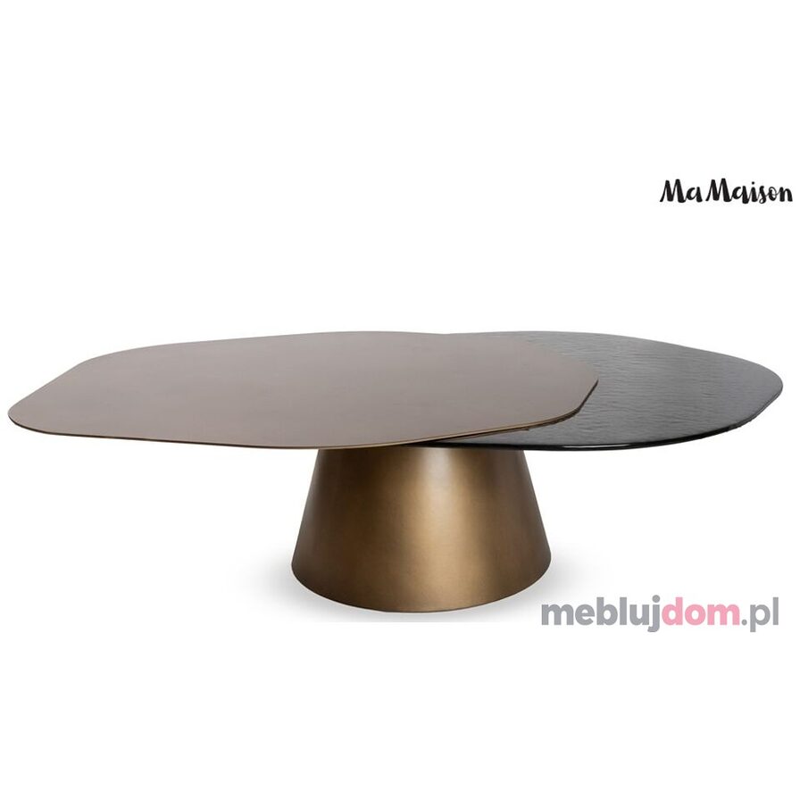 Stolik ORFEO 145 cm MaMaison szklany blat hartowany