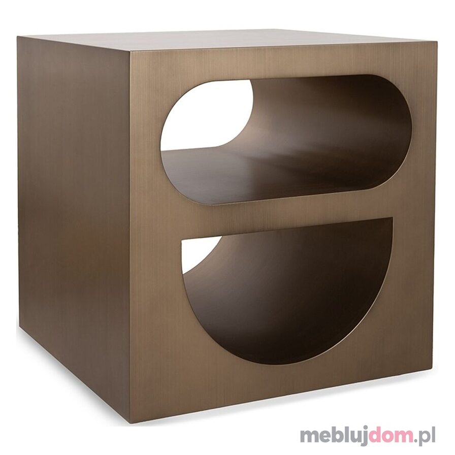 Stolik VECTOR 55 MaMaison złoty metalowy