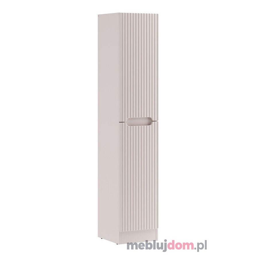 Szafka łazienkowa NOVA CASHMERE 80-35-1D1DK z koszem na pranie - Kaszmirowy beż