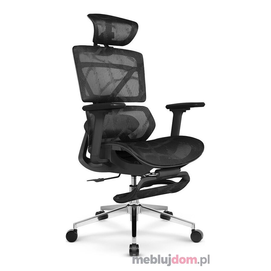 Fotel biurowy ergonomiczny HC-1059 - Czarny