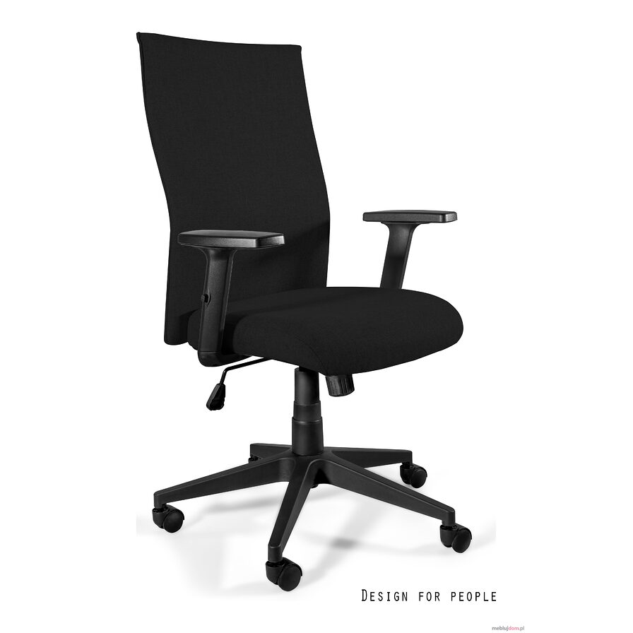 Fotel BLACK ON BLACK PLUS tkanina membranowa PS Unique