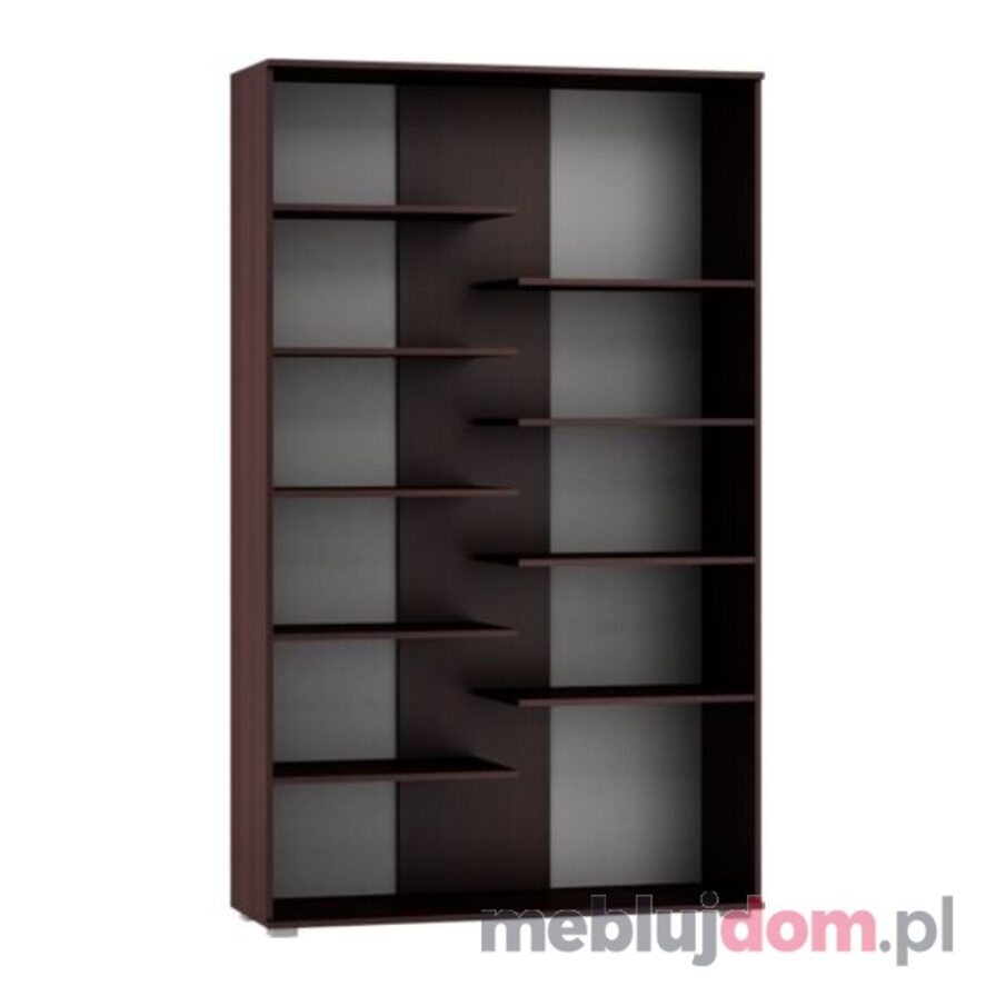 Regał IRL IR-R7 - Kasztan wenge + szary platynowy