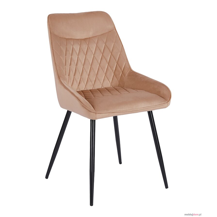K58-FX Krzesło velvet - Riviera 24 cappuccino