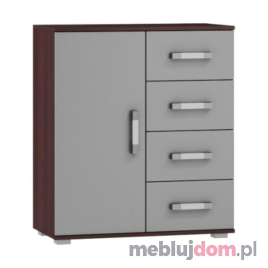 Komoda IRL IR-K1 - orzech wenge + szary platynowy