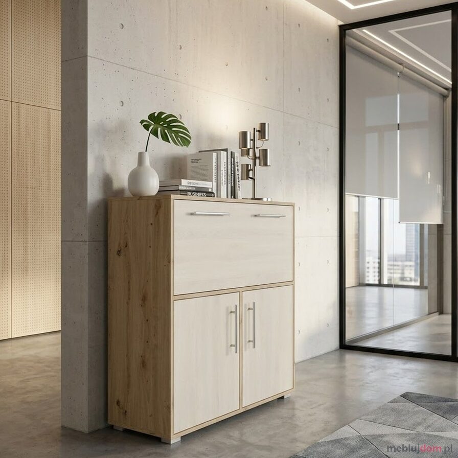 Komoda ADA AD-K2 - Dąb artisan + buk fiord
