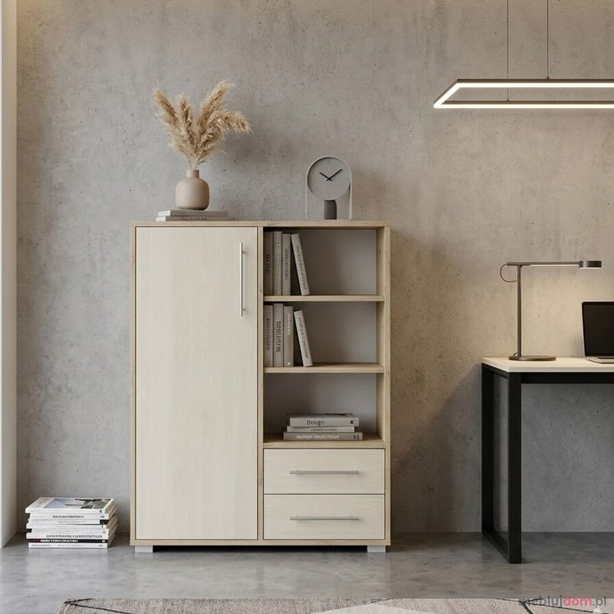 Komoda ADA AD-K1 - Dąb artisan + buk fiord