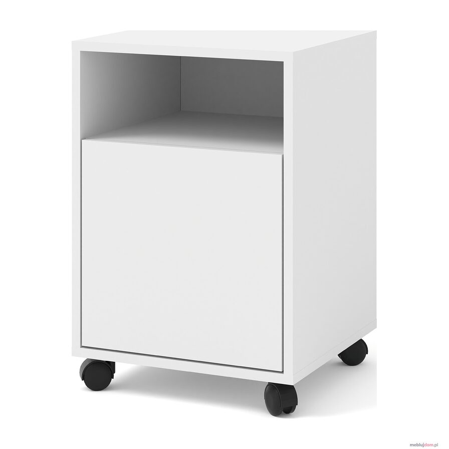 Szafka pod biurko BIMOTION 60CM na kółkach - biała