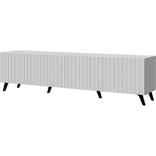 Szafka RTV DIVERSE WHITE DITV-2W -Biała FR2 na nóżkach