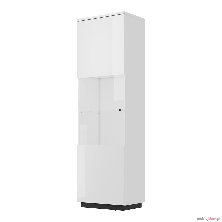 Witryna TULUZA 05 L/P - Biały + czarny onyx + biały połysk