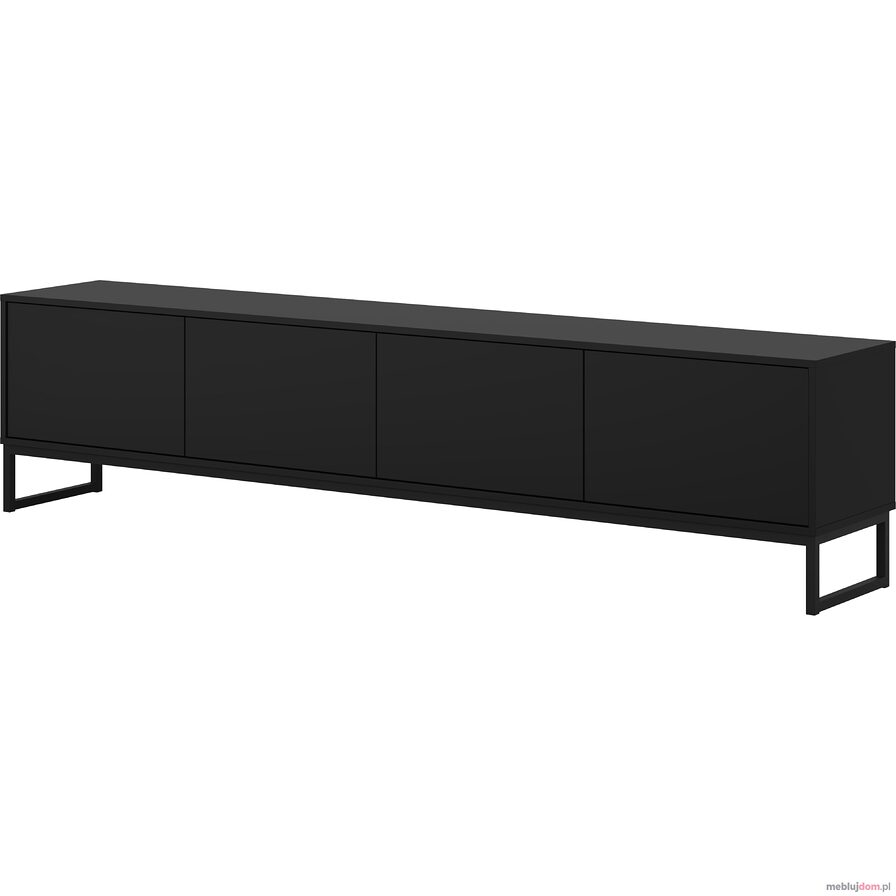 Szafka RTV OLBIA 40 4K - Czarny Onyx 
