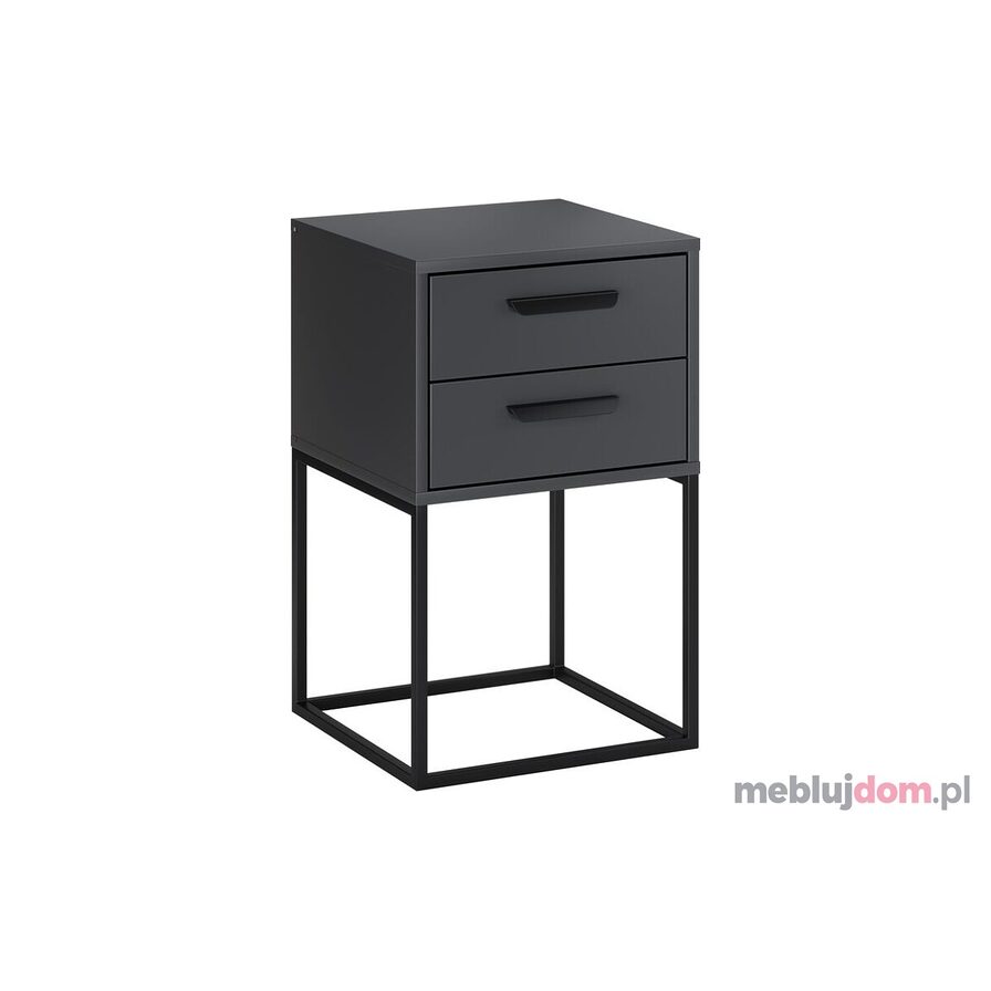 Szafka nocna NAVELLO 61-40-2S - Antracyt