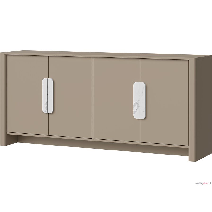 Komoda NOYA 182 4D - Stone grey + marmur