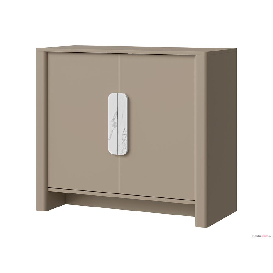 Komoda NOYA 93 2D - Stone Grey + marmur