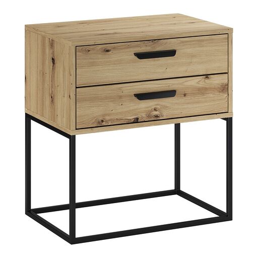 Szafka nocna NAVELLO 61-60-2S - Dąb artisan