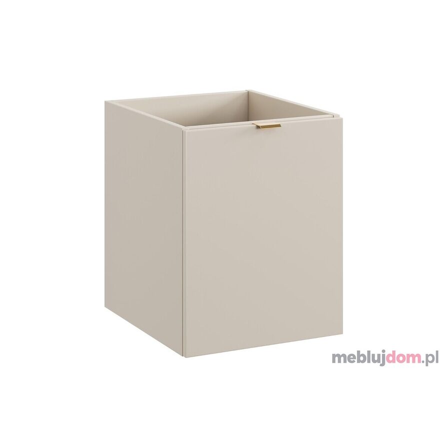 Szafka po blat DALIA CASHMERE 81-40-1DK z koszem na pranie - Kaszmir