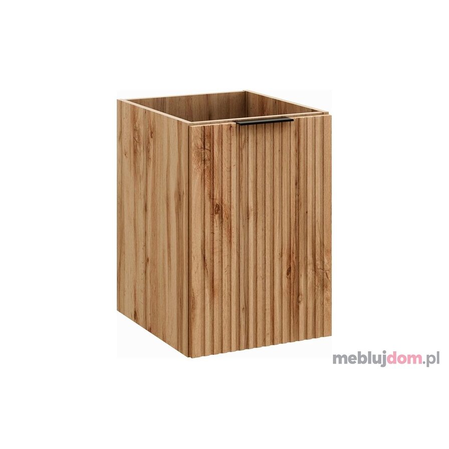 Szafka pod blat ADEL OAK 81-40-1DK z koszem na pranie - Dąb wotan