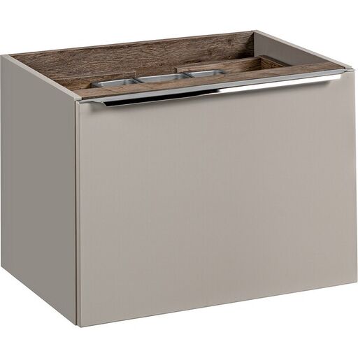 Szafka pod umywalkę SANTA FE TAUPE 82-60-B-2S - Szary Krzemowy