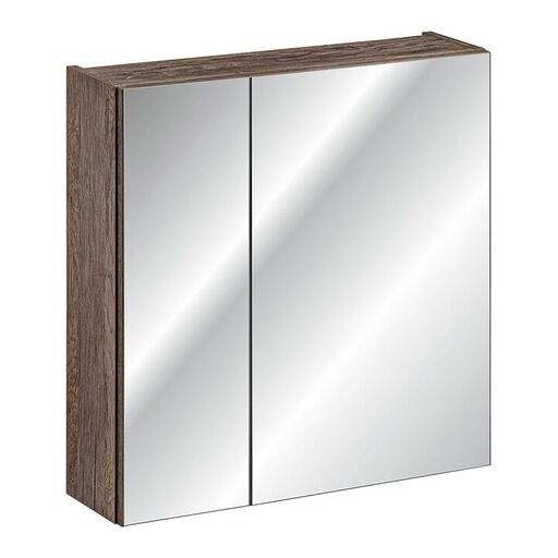 Szafka łazienkowa z lustrem SANTA FE OAK 84-60-A-2D