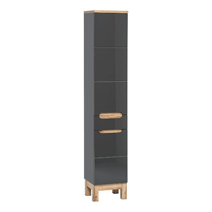 Szafka wysoka BALI GREY 800 szary przód