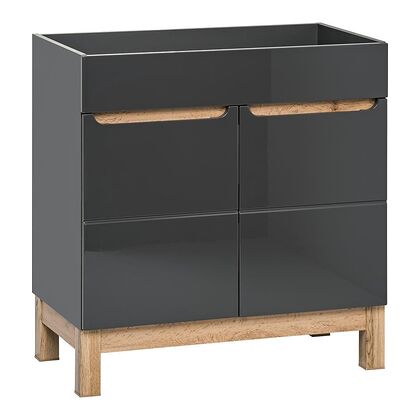 Szafka łazienkowa BALI GREY 821 pod umywalkę 80 2D