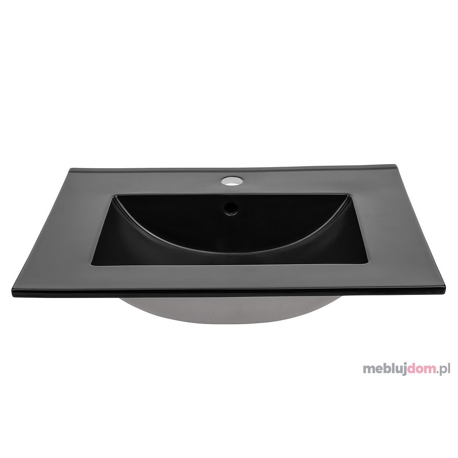 Umywalka ceramiczna LAVA BLACK 60 cm