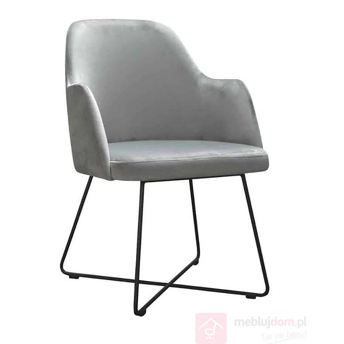 Fotel CAPRICE CROSS szary