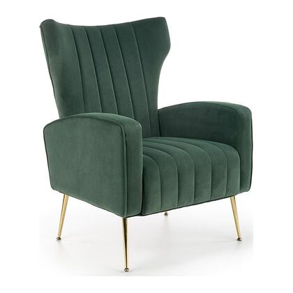 Fotel VARIO Velvet Halmar Ciemny Zielony