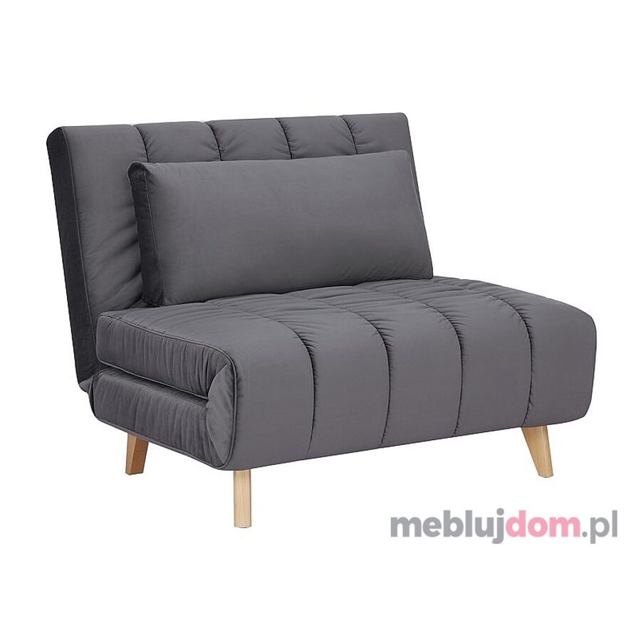Fotel rozkładany BILLY VELVET Signal Granatowy