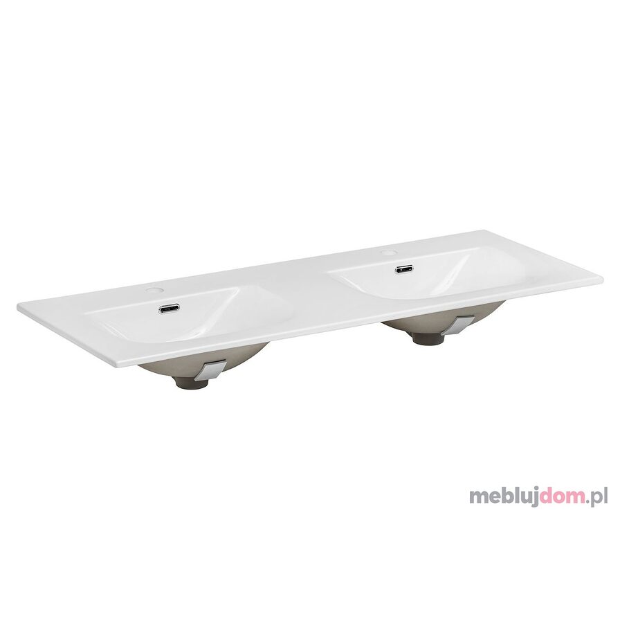 Umywalka ceramiczna dwukomorowa SKY 120D