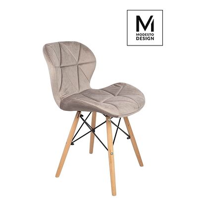 Krzesło MODESTO KLIPP VELVET khaki