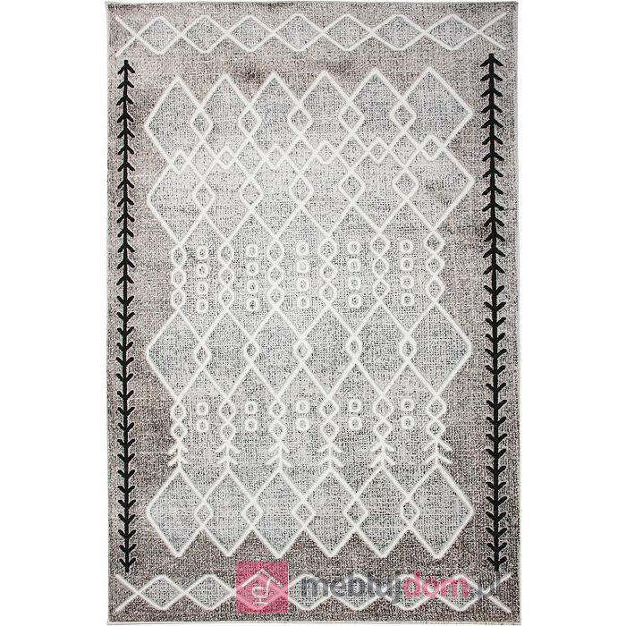 Dywan Novum 23488A BEIGE NOVA Szaro-Czarno-Beżowy 