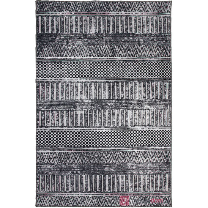 Dywan BACCARAT P1155 GREY BANCO wzorzysty