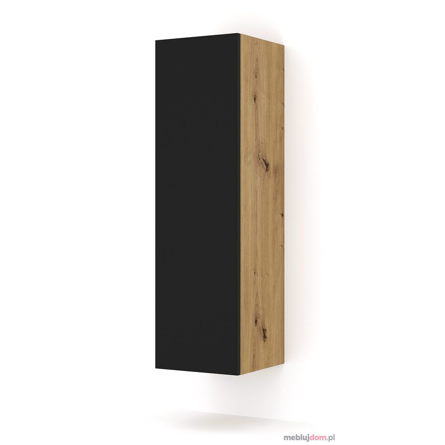 Szafka wisząca 120 MINIMAL Dąb Artisan + Czarny Mat