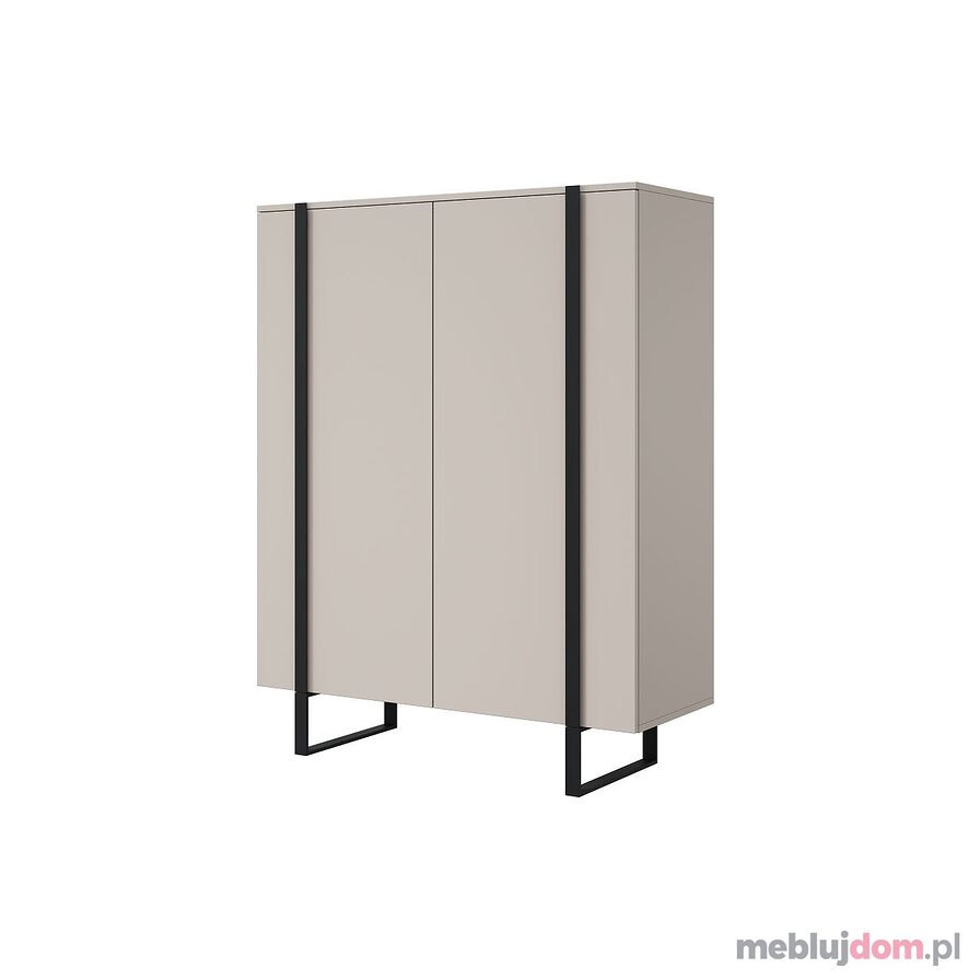 Komoda VERICA 120 kaszmirowa dwudrzwiowa