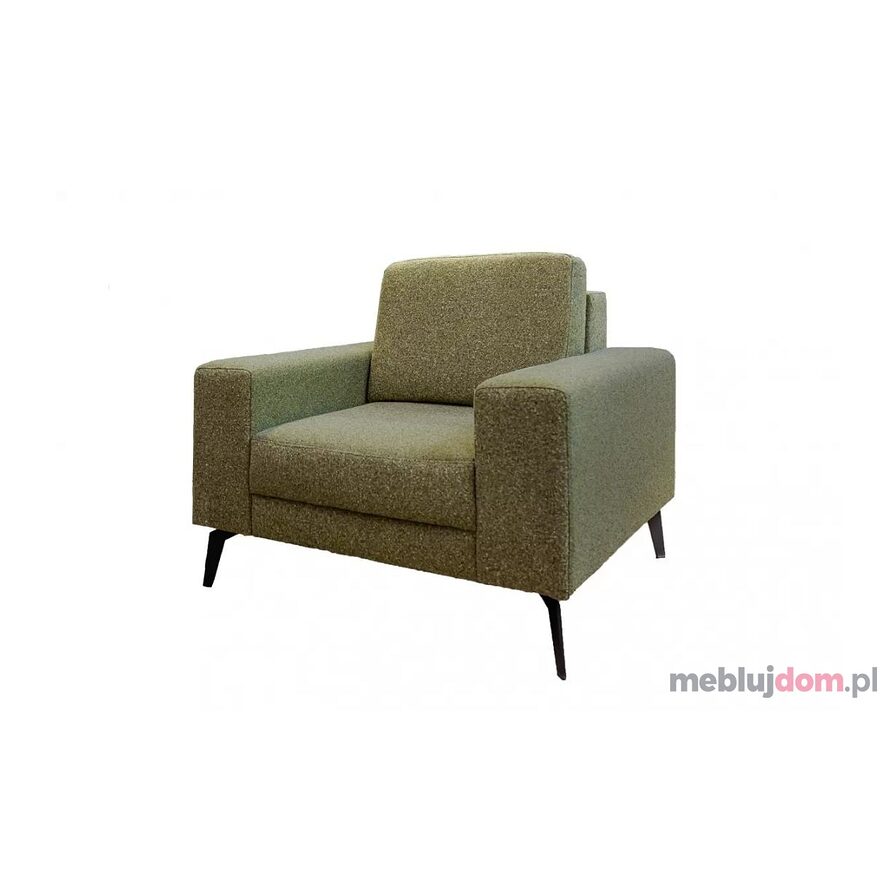 Fotel ELENTIO w materiale FIND ME 7 metalowe nóżki